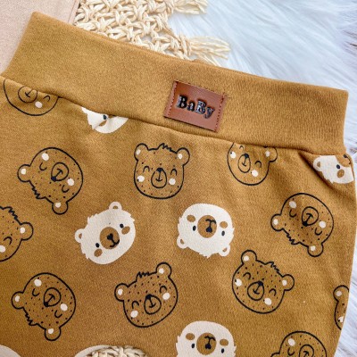 Conj. de Malha 3 peças - Bear com Estrelinhas - Caramelo